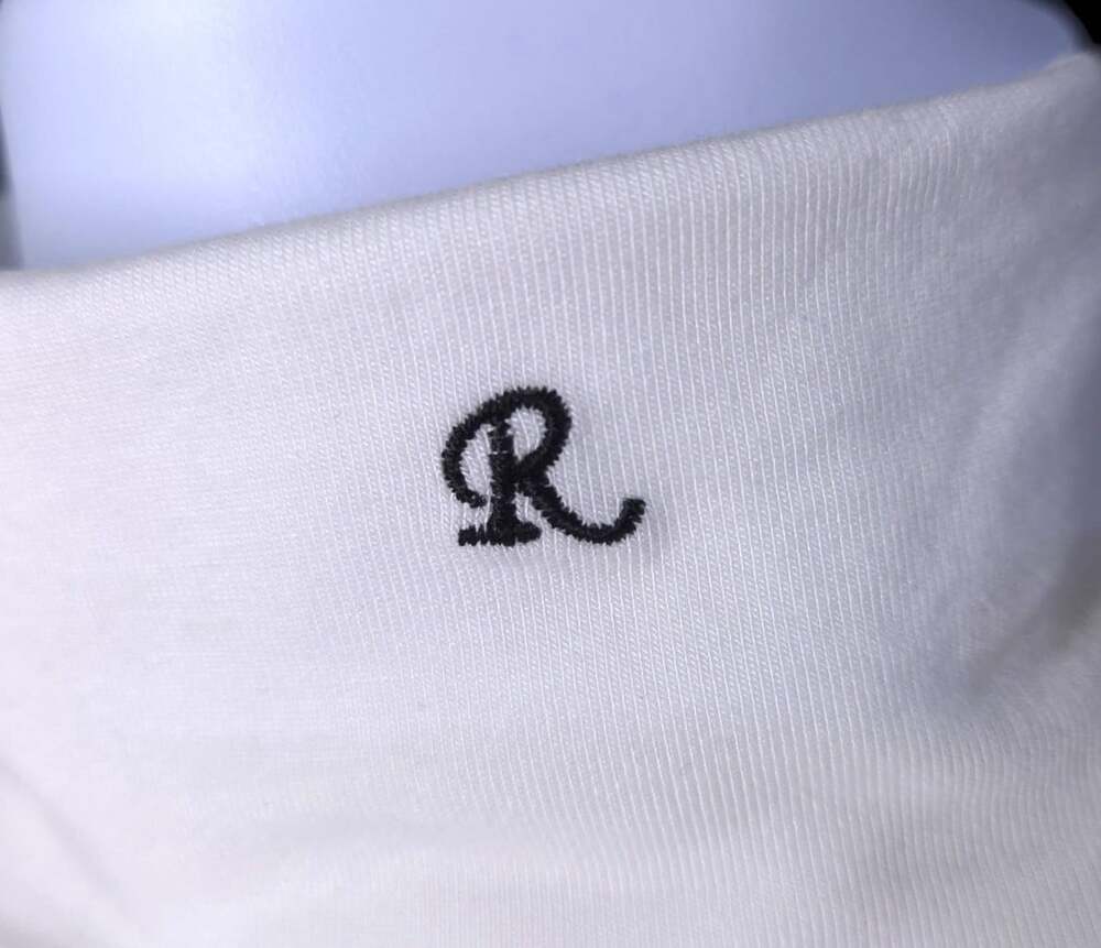 Raf Simons Archive Redux R Turtleneck US M EU 48 Mens White Tee $310 - Picture 4 of 9